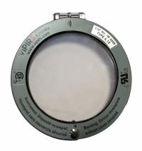 VIPIRS 4" Round Infrared Window: Viewing Panes, 2,552°F Optic Max Temp, Aluminum, Crystal, IP65 (MPN IW4000). Key specifications — Brand: VIPIRS.