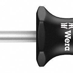 WERA General Purpose Torx Screwdriver: Kraftform, Long Lg, Torx Tip, Friction, T40 Tip Size (MPN 05028056001). Key specifications — attr1205076: T40; attr1205081: WERA; attr1205102: Ergonomic.