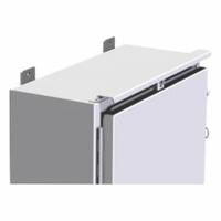 HAMMOND Drip Shield Kit: Protects Door from Dripping Water and Settling Dust, Stainless Steel (MPN DK42S16). Key specifications — Brand: HAMMOND; Accessory Type: Drip Shield Kit; Application: Protects Door from Dripping Water and Settling Dust; Features: Designed Not to Interfere with Door Clamps; Material: Stainless Steel.