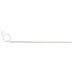 OMEGA Long-Life & High-Accuracy RTD Probes: -50°C to 260°C, 24 in Probe Lg, For Air/Water Media Type (MPN PRCTL-2-100-A-1/4-24-40). Key specifications — Connector Type: Wire Leads; Cable Length: 40 in; Brand: OMEGA.