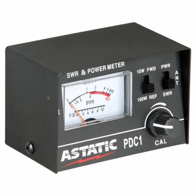 ASTATIC Test Meter: 4-Pin, 26 MHz Min Freq, 30 MHz Max Freq - CB Radio SWR Meters
