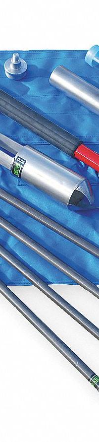 AMS Soil Core Sampling Kit: Carbon Steel, 5/8 in Connection Size, 3 1/4 in Overall Dia, Threaded (MPN 209.07). Key specifications — Material: Carbon Steel; Connection Type: Threaded; Includes: Liner; Brand: AMS.
