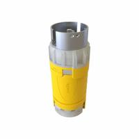 LEGRAND Locking Plug: Non-NEMA, Yellow, 125V AC, 50 A, 2 Pole, 3 Blade (MPN CR6361C). Key specifications — Brand: LEGRAND.