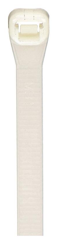 GRAINGER Cable Tie: 11 1/2 in Nominal Lg, 3 in Nominal Max. Bundle Dia., 0.14 in Wd, Natural, 100 PK (MPN 36J145). Key specifications — Outdoor Use: No; Color: Natural; Brand: GRAINGER.