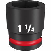 MILWAUKEE Standard Impact Socket: 3/4 in Drive Size, SAE, 1 1/4 in Socket Size, 6-Point, Std (MPN 49-66-6311). Key specifications — attr1215501: MILWAUKEE; attr1215515: Black Phosphate; attr1215518: 1-1/4 in.