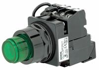 SIEMENS Illuminated Push Button: Illuminated, Extended Profile, Non-Metallic, 30 mm, 1NO/1NC (MPN US2:52BT6D3AB). Key specifications — Brand: SIEMENS; Action: Momentary; Series: Class 52; Push Button Material Type: Non-Metallic.