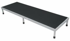 COTTERMAN Work Platform: 14 in Platform Ht - Max, 24 in Platform Wd, 60 in Platform Dp, Adj Ht (MPN 1SAWP2460A8 A9-14 B1 P6). Key specifications — Brand: COTTERMAN; Color: Silver; Tread Type: Antifatigue Mat.