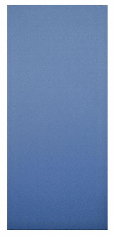 ASI GLOBAL PARTITIONS Partition Panel: Plastic Polymer, Pebble, Blue, 55 in Ht, 60 in Wd - Panels & Panel Posts for Bathroom Partitions