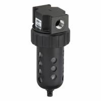 PARKER Compressed Air Filter: Particulate, 1/2 in NPT, 40 micron, 130 cfm, 150 psi Max Op Pressure (MPN 07F32AC). Key specifications — attr110055: 07F; attr110008: PARKER.
