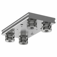 HEPCOMOTION GV3 Carriage: For 76 mm Rail Wd, Roller, GV3 Std Carriage, 54.7 mm Carriage Ht, Aluminum (MPN AU7654L300). Key specifications — Carriage Material: Aluminum; Roller Material: Stainless Steel; Size: 76; Brand: HEPCOMOTION; Features: No Seals or Lubricators; Type: GV3 Standard Carriage.