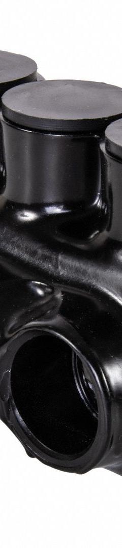 POLARIS Multitap Connector: 3 Port, Single-Sided Entry, 10 AWG – 350 kcmil Wire Size, Black (MPN IPL350-3). Key specifications — Body Material: Aluminum; Brand: POLARIS.
