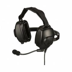 MOTOROLA Headset: Fits Motorola, For MOTOTRBO Ion/MOTOTRBO R7 Series, On Ear Behind-the-Head, Black (MPN PMLN8085). Key specifications — attr921014: 3.5 mm; attr921008: MOTOTRBO R7; attr921002: Yes; attr920998: PMLN8085; attr921012: MOTOROLA; attr928293: On Ear Behind-the-Head.