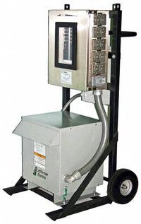 SOUTHWIRE Portable Power Station: Three Phase, 480V AC, 120/208V AC, 5-20, 30 kVA Transformer Size (MPN 6210PDC30-2). Key specifications — Inlet Connection: 5-20; Outlets Included: (2) L6-30; Inlet Voltage Rating: 480V AC; Brand: SOUTHWIRE; Outlet Voltage Rating: 120/208V AC.