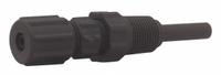 PULSAFEEDER Valve: Valve, Injection, PVC Body, 1/2 in Tube Inlet, 1/2 in Tube Discharge (MPN J41714). Key specifications — Product Type: Valve; Compatible Brand: Pulsatron; Body Material: PVC.