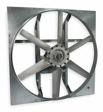 Dayton Exhaust Fan: 54 in Blade - Belt-Drive Panel Exhaust Fans without Drive Package
