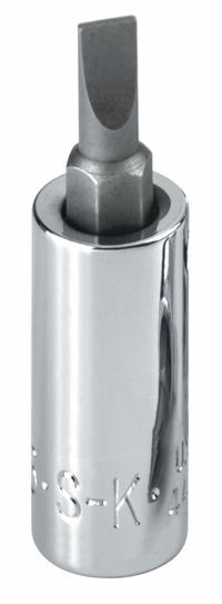SK PROFESSIONAL TOOLS Socket Bit: 1/4 in Drive Size, Slotted Tip, 3/16 in Tip Size, SAE (MPN 44470). Key specifications — attr1213360: Replaceable Insert; attr1213362: SK PROFESSIONAL TOOLS.