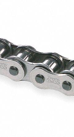 TSUBAKI Roller Chain: Single Strand, 60, 3/4 in Pitch, Steel, 10 ft Overall Lg, Riveted Pin (MPN 60NP). Key specifications — Brand: TSUBAKI.
