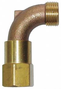 APPROVED VENDOR Hose Swivel: 3/4" MHT x 3/4" FNPT, Brass, 125 psi Max Working Pressure, 2.4 in Wd (MPN 4NDP3). Key specifications — attr1069071: 3/4" MHT x 3/4" FNPT; attr1069078: Brass; attr1069080: Hose Swivel.