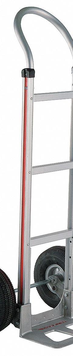 MAGLINER General Purpose Hand Truck: 500 lb, Flow-Back, Silver, Aluminum, Pneumatic, 48 in Handle Ht (MPN HMK111AA4). Key specifications — Brand: MAGLINER.