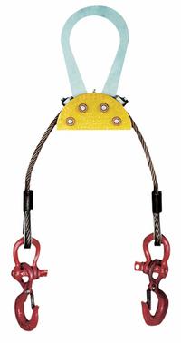 Load Leveling Sling,2 t Cap (MPN 52-2-4). Key specifications — Brand: CALDWELL; Rope Coating Type: Uncoated; Sling Material: Steel; Source of Supply: Made in USA.