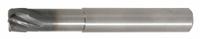 WIDIA HANITA Ball End Mill: Carbide, AlTiN Coated, 6 Flute, 6 mm Mill Dia, 0.2 mm LOC, 63 mm OAL (MPN 70N706002MT)
