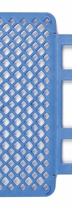 Tube Rack: Polypropylene, Blue, (90) Wells, 90 Compartments, Benchtop (MPN HS243073B). Key specifications — Material: Polypropylene; Mounting Location: Benchtop; Color: Blue; Product Type: Test Tube Rack; Total Holding Capacity: (90) Wells; Brand: HEATHROW SCIENTIFIC.