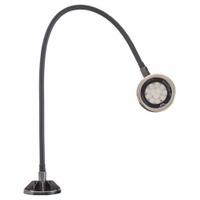 O.C. WHITE Spot Light: LED, Power Cord, Gooseneck, 33 in Arm Reach, 2,750 lm Max Brightness, 5000K (MPN LED-SD33-30-120V). Key specifications — Lighting Technology: LED; Brand: O.C. WHITE; Bulb Wattage: 18 W; Color: Black; Electrical Connection Type: Power Cord; Operating Voltage: 100 to 240V AC.