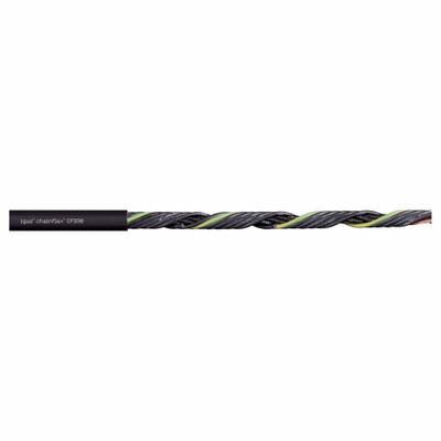 CHAINFLEX Control Cable: 18 AWG, 12 Conductors, Order by the Foot, PUR Jacket - Continuous Flexing Control Cables