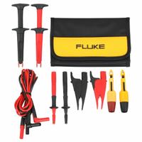 FLUKE Test Lead Kit: CAT IV 600V, Alligator Clip/Std Probe, 1,000 V Max Volt, 10 A Max Current (MPN TLK281). Key specifications — Brand: FLUKE.