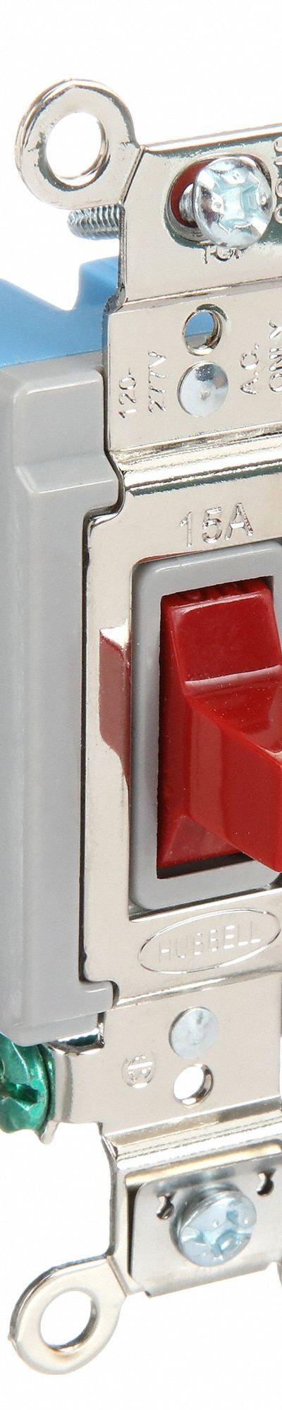 HUBBELL Wall Switch: Toggle Switch - Toggle Wall Switches
