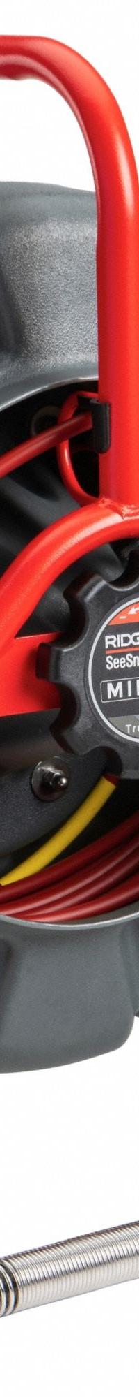 RIDGID Drain Inspection Camera Reel: SeeSnake®, 200 ft Lg., 8 in Max. Pipe Dia., Self-Leveling (MPN 76883). Key specifications — attr533196: Bluetooth; attr533197: SeeSnake®; attr553412: Included; attr529308: 76883.