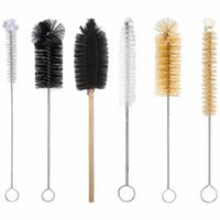 Brush Starter Set: 6 1/4 in_7 in_8 in_11 in_13 in_16 in Overall Lg, Natural Hair/Nylon (MPN 7Y384). Key specifications — Brand: APPROVED VENDOR; Non-Sparking: No; Bristle Color: Black; Bristle Material: Natural Hair.