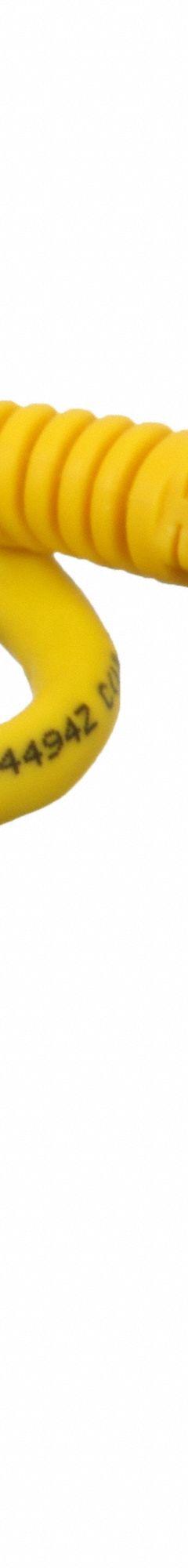 HARTING Cordset: Cat6a, RJ45 Male Adj Angle x RJ45 Male Adj Angle, 3 m Lg, PUR, Yellow, Shielded (MPN 09488484745030). Key specifications — Brand: HARTING; Cable Jacket Color: Yellow; IP Rating: IP20; Performance Category: Cat6a.