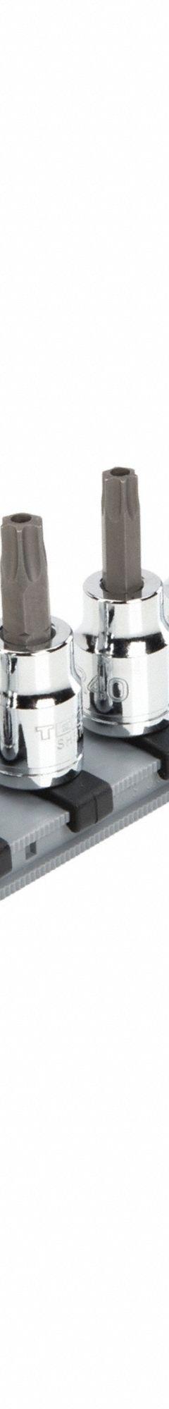 TEKTON Socket Set: 1 - 25 Pieces, 3/8 in Drive Size, 12 Pieces, TR10 to TR60 Tip Size Range, Torx (MPN SHB91104). Key specifications — attr1216280: Fixed Insert; attr1216283: TEKTON; attr1225718: TR10 to TR60; attr1227491: 3/8 in.