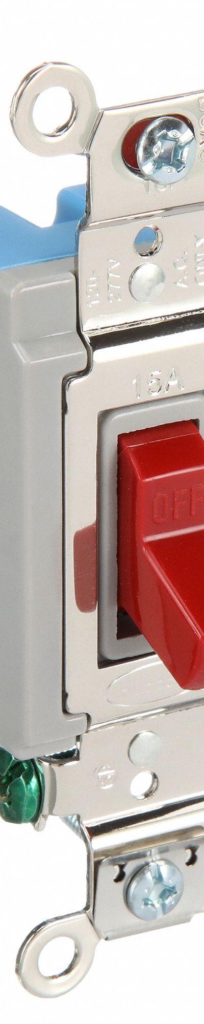 HUBBELL Wall Switch: Toggle Switch - Toggle Wall Switches