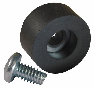 JB INDUSTRIES Rubber Foot with Screw: PR-4, Rubber Foot with Screw - Pneumatics
