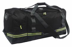 ERGODYNE Duffel Bag: Polyester, Black, 7,689 cu in Interior Volume, Zipper, 31 in Lg, 16 in Wd (MPN 5008). Key specifications — Color: Black; Material: Polyester; Brand: ERGODYNE; Closure: Zipper.