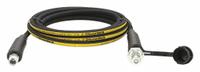 Hydraulic Hose Assembly: 1/4 in ID, CH604 x NPTF, 20 ft Lg, Black, 3/8 in x 3/8 in Fitting Size (MPN HC9220). Key specifications — Hose Color: Black; Hose Tube Material: Rubber; Fitting Type: CH604 x NPTF; Manufacturer Part Number: HC9220; Brand: ENERPAC.