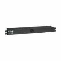 EATON TRIPP LITE PDU: Single-Phase, 120V AC, 13 Outlets, NEMA 5-15/20R, 1 RU, 1 Front/12 Rear Facing (MPN PDU1220T6). Key specifications — Plug Type: NEMA L5-20P; Brand: EATON TRIPP LITE; Phase: Single-Phase; Maximum Input Voltage: 120V AC; Receptacle Type: NEMA 5-15/20R; Mounting Location: Wall; Facing: 1 Front/12 Rear.