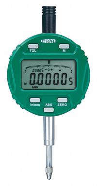 INSIZE Digital Indicator: 0 in to 0.5 in /0 mm to 12.7 mm, Inch/Metric, +/- 0.00015 in Accuracy (MPN 2103-10FE). Key specifications — attr1184065: INSIZE; attr1184072: +/- 0.00015 in; attr1184084: 2.28 in.