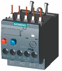 SIEMENS Overload Relay: Thermal Protection, 3 Poles, 1NO/1NC, Frame Size S00, 0.18 A – 0.25 A (MPN 3RU21160CB0). Key specifications — Brand: SIEMENS; Auxiliary Contact Form: 1NO/1NC; Compatible Contactor Series: SIRIUS; Terminal Connection Type: Screw Terminals; Frame Size: S00; Maximum Voltage Rating: 690V AC; Phase Loss Sensitivity: No; Thermal Units Required: None (Relay Includes Integrated Bimetallic Elements).