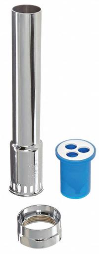 ZURN Vacuum Breaker Outlet Tube: Toilets, Brass, Flush Tube/Nut/Vacuum Breaker, 21 3/4 in Overall Wd (MPN P6000-2-A-AA-CP). Key specifications — Includes: Nut; Product Type: Vacuum Breaker Outlet Tube; Brand: ZURN; Compatible Series: Aquaflush®.