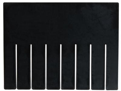 QUANTUM STORAGE SYSTEMS Divider: 9 5/8 in x 7 1/4 in, Plastic, Conductive, 2TB31 - ESD Divider Box Dividers