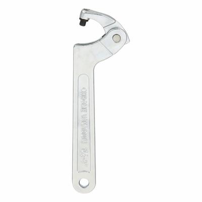 PROTO Spanner Wrench: 3 in, 1/4 in Pin Dia, 8 1/8 in Overall Lg, 1/4 in Pin Lg - Adjustable-Hook Spanner Wrenches