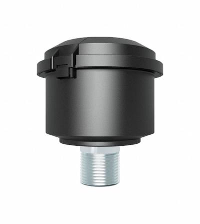 SOLBERG Filter Silencer: 1/2 in (M)NPT Inlet Size, 10 cfm, 3.12 in Overall Ht - Air Compressor Intake Filters & Silencers