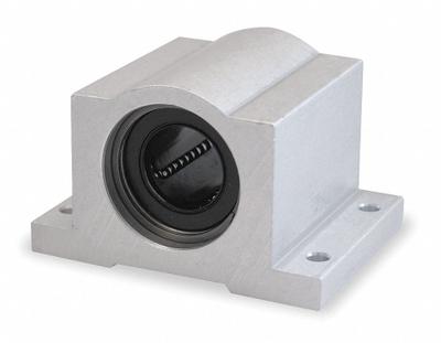 Dayton Linear Pillow Block Bearing: Single, 1 in Inside Dia, 7 fps Steady State Speed - Closed Pillow Block Linear Ball Bearings