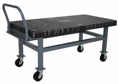JAMCO Platform Truck: 2,000 lb, 65 in L x 31 in W x 43 in H Overall Dim., Gray, Plastic (MPN NP360P700GP). Key specifications — Color: Gray; Caster/Wheel Configuration: (2) Swivel; Brand: JAMCO.