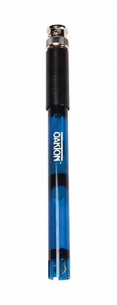 OAKTON Electrode: WD-35804-08, pH, 0 to 14 pH, Round, BNC, Double, 1/2 in Overall Dia. Key specifications — Manufacturer Part Number: WD-35804-08; Product Type: Electrode; Junction: Double; Connection Type: BNC; Test Parameters: pH; Tip Shape: Round; Material: Epoxy; Range: 0 to 14 pH.