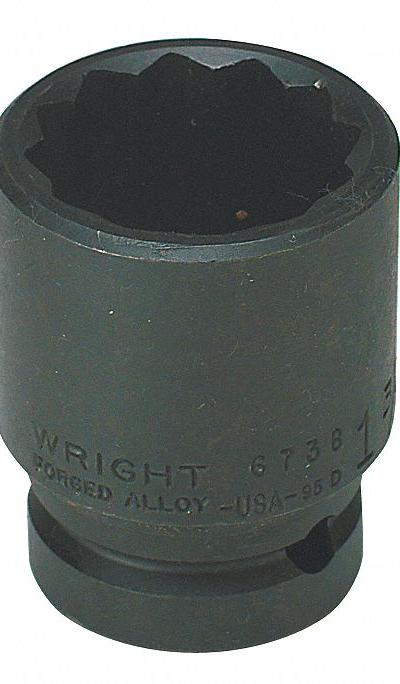 WRIGHT TOOL Impact Socket: 3/4 in Drive Size - 3/4" Drive Impact Sockets