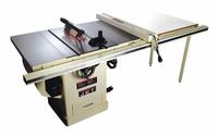 JET Table Saw: 230 V AC Volt, 14.5 A Current, 10 in Blade Dia., 4 3/16 ft Max. Cut Wd Right of Blade (MPN 708675PK). Key specifications — attr1170561: JET; attr1190182: XACTA.